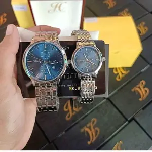 8138 Jam Tangan Couple Stainless Watches