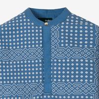 Gambar Baju Muslim Duha Muslimwear - Iram Short Sleeve - Blue dari Duha Muslim Wear Kota Tangerang 2 Tokopedia