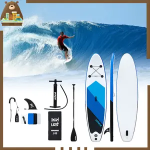 Stand Up Paddle Board Papan Dayung Praktis Stand Up Sup Board Inflatable Adjustable Surfboard Shoulder Carry Sling Stand Up Paddleboard
