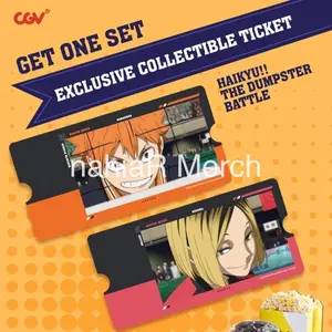 Haikyuu!! The Dumpster Battle x CGV Official Collectible Ticket Set