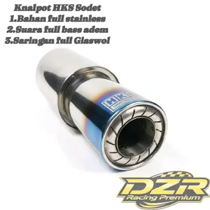 Knalpot Mobil D5 Sodet Stainless Tipe Suara Full Bass Adem Brio Avanza Jazz Yaris