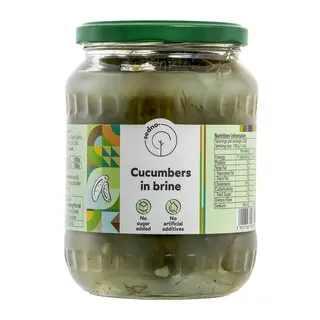 Sedno - Cucumbers in Brine 650 grams ~ NO SUGAR added