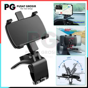 Car Phone Holder Mobil Jepit HD35 HD-35 Original dudukan Hp Stand Handphone cocok untuk Dashboard hpmobil