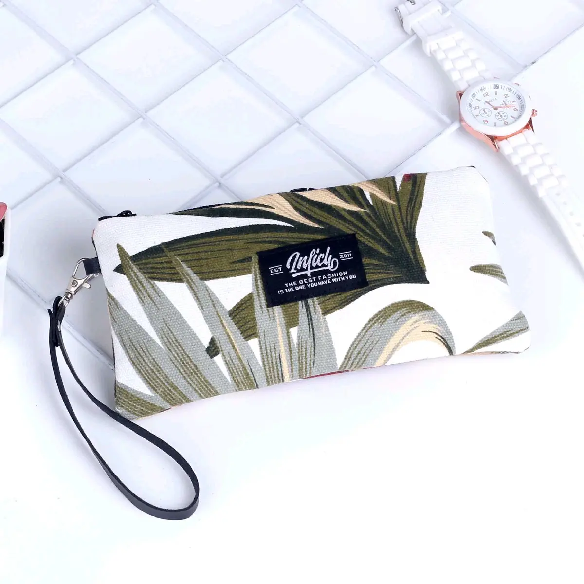 pouch bag multifungsi  / pouch dompet hp wanita / Tas wanita Kartu Kanvas