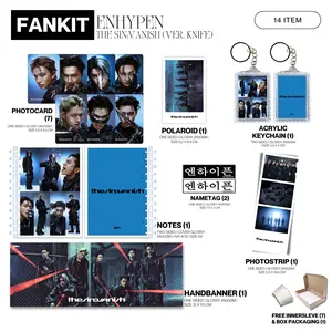 GLOSSY FANKIT ENGENE THE SIN 14 ITEM KPOP UNOFFICIAL HEESEUNG JUNGWON JAKE SUNGHOON SUNOO