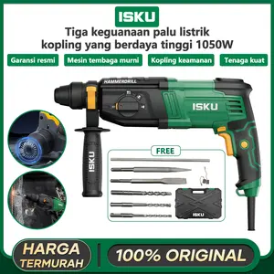 Isku Hammer Drill Set Bor Drill Bor Beton Drill Mesin Bor Tembok Mesin Bobok Beton MD26M