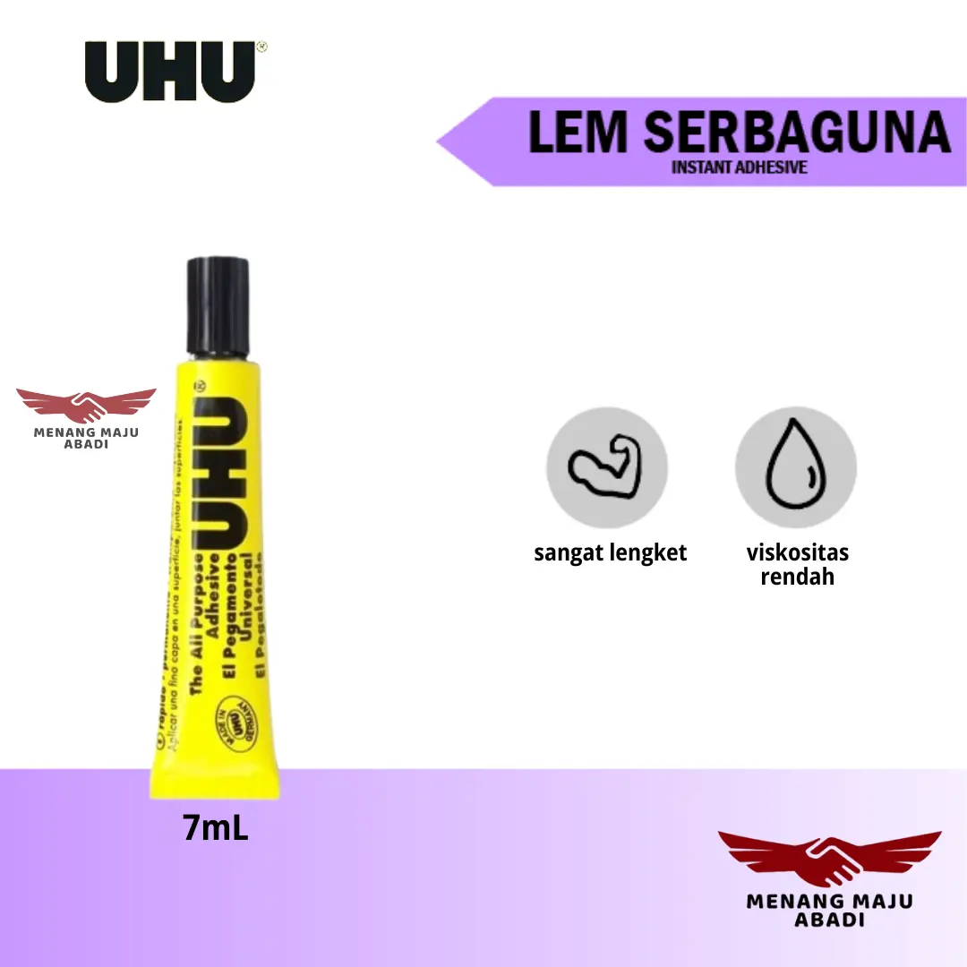 Lem UHU Cair 7ml | Ready Stock