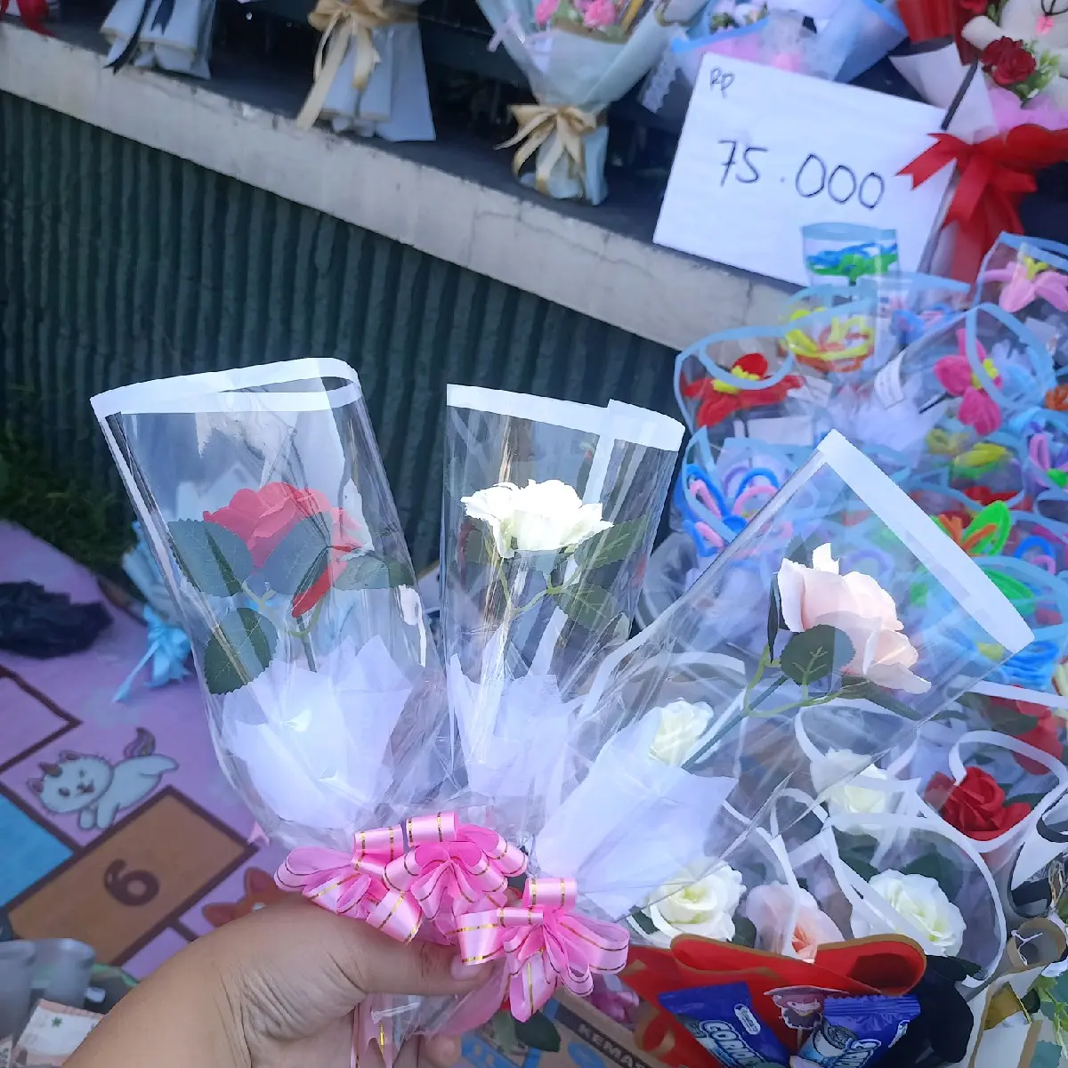 buket mini single power murah