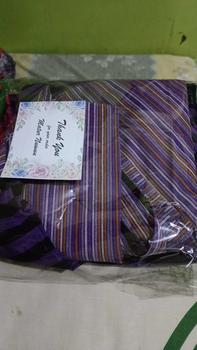Product Review of Lavanya - Laksita Top - Baju/Atasan/Kaos Batik Lurik Lengan Panjang from B**y E** 0