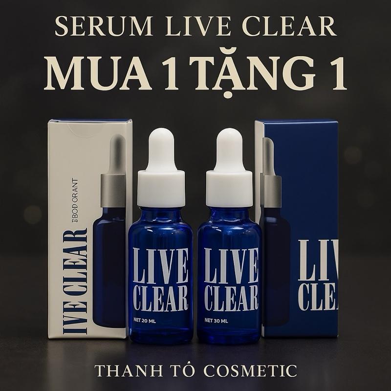 (KM) 1 Tặng 1 Serum Nách - hỗ trợ giảm khử mùi mồ hôi LIVE CLEAR | Thanh Tô Cosmetic