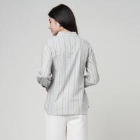 Gambar MCB Blouse Wanita Lengan Panjang Rimple Stripe Biru-Hijau Reg Big Size M-XXXXL | 55.5102125 - Biru-Hijau, L dari MCB CLOTHING Kab. Tulungagung 5 Tokopedia