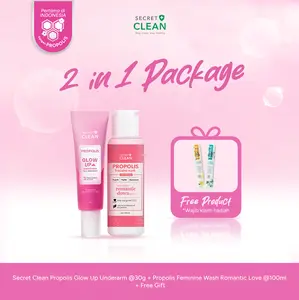 [3IN1] [PAKET HOTEL ENAK-ENAK] Secret Clean Glow Up Underarm + Feminine Wash + Mouthwash 38ml - Paket Perawatan Lengkap | Pencerah Ketiak & Selangkangan + Sabun Miss V Mimew Wangi Bersih + Mouthwash Anti Bau Mulut & Nafas Segar
