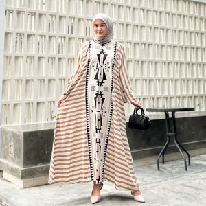 Exclusive LARISA Abaya Premium Muslimah Syari Busui Gamis Rayon Tebal Mewah Dress Panjang Simpel Kaftan Adem Modern Nyaman
