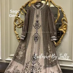 Sally Scarf- MEDI Dress GEN 2, FULL PRINTING- Exclusive/ daily / dress kondangan