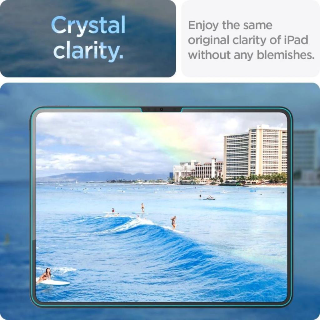 Spigen iPad Pro 11" (2025 / 2024) Tempered Glass 1 Pack Glas.tR SLIM HD - Transparency AGL07787