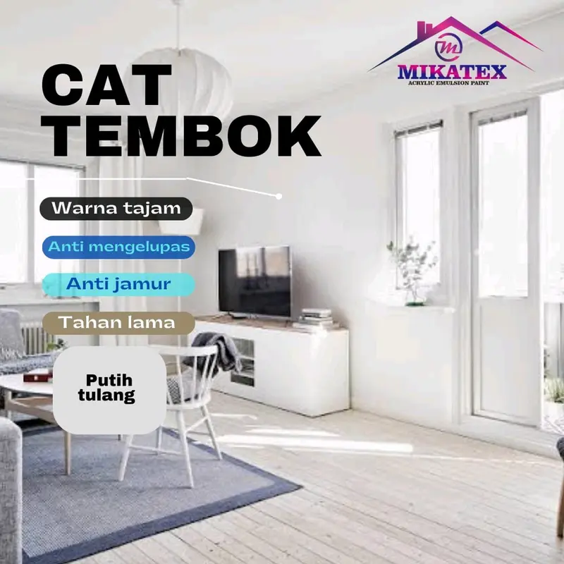 CAT TEMBOK WATERPROOF 20kg. Cat Pelapis Anti Bocor Setara Aquaproof, Glossy Paint Putih dll 3