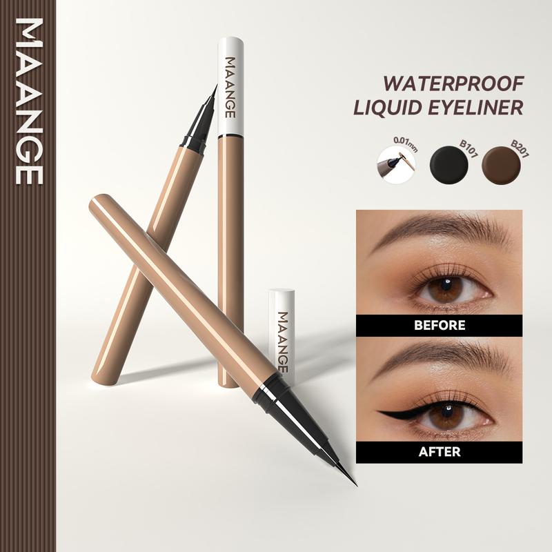 Ship Nhanh MAANGE Bút Kẻ Mắt Nước 0.01mm Waterproof Liquid Eyeliner – Lâu Trôi 24H Hạn Chế Lem Nhòe Nhanh Khô 8s – Phù Hợp Makeup Hằng Ngày & Chuyên Nghiệp