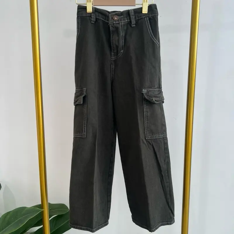 [Creator’s Choice] - Yma Fashion Kids - Celana Cargo Anak Usia 3-12 tahun - Celana Jeans Cargo Anak Unisex 7