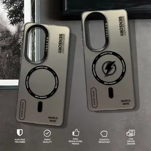 Softcase Casing Hologram MagSafe IMD black Compatible For Hp Oppo A18 A17 A38 A16 A60 A58 4G A98 5G Custom Silicone Full cover Handphone Silikon NHBO-20