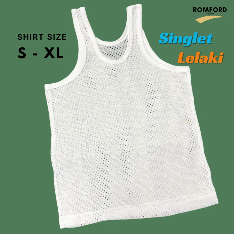 Baju Singlet Budak Lelaki Boy Shirt (S/M/L/XL)