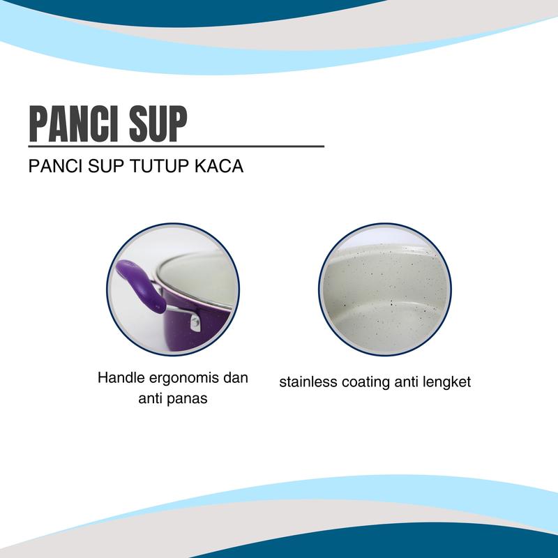 Panci Serbaguna Tutup Kaca K010 - Panci Rebus - Panci Sup K010 4