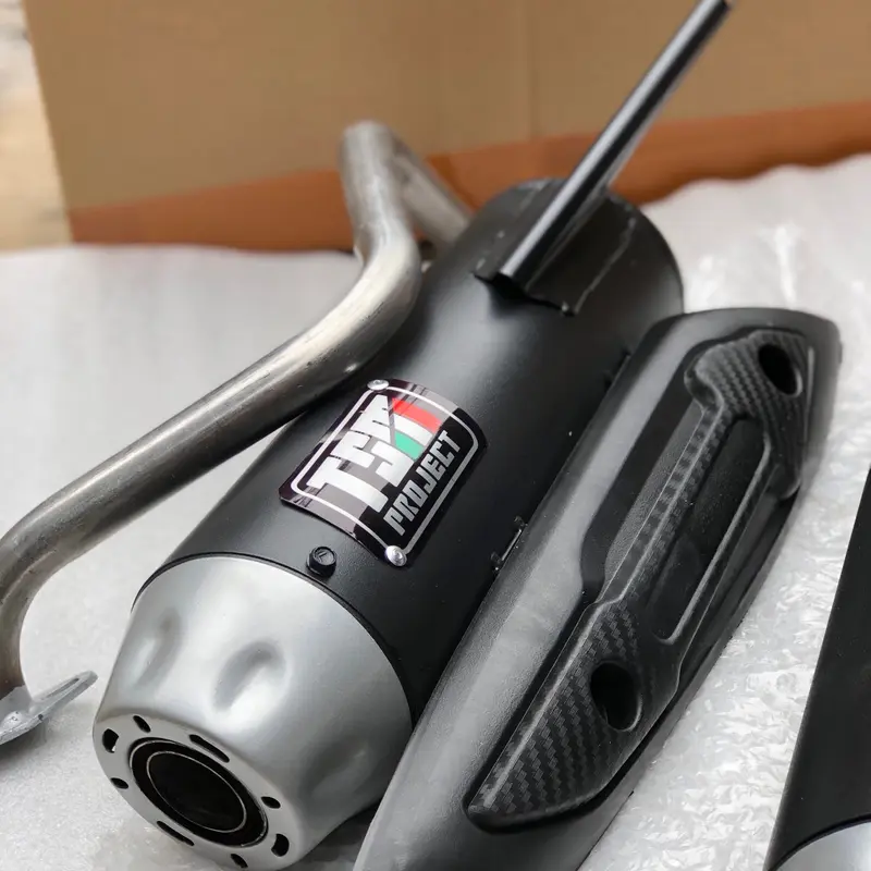 knalpot model TSM PROJECT fullsistem gass pnp cocok buat vario beat pcx mio Motorcycle 4