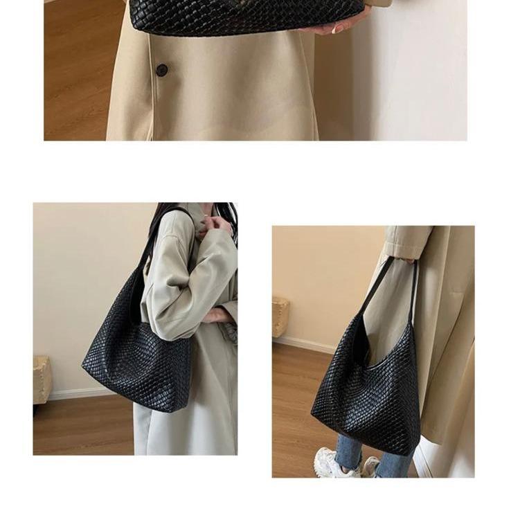 TOTE BAG WANITA TERBARU KULIAH KERJA HITAM GLOSSY PREMIUM QUALITY Totebag 6
