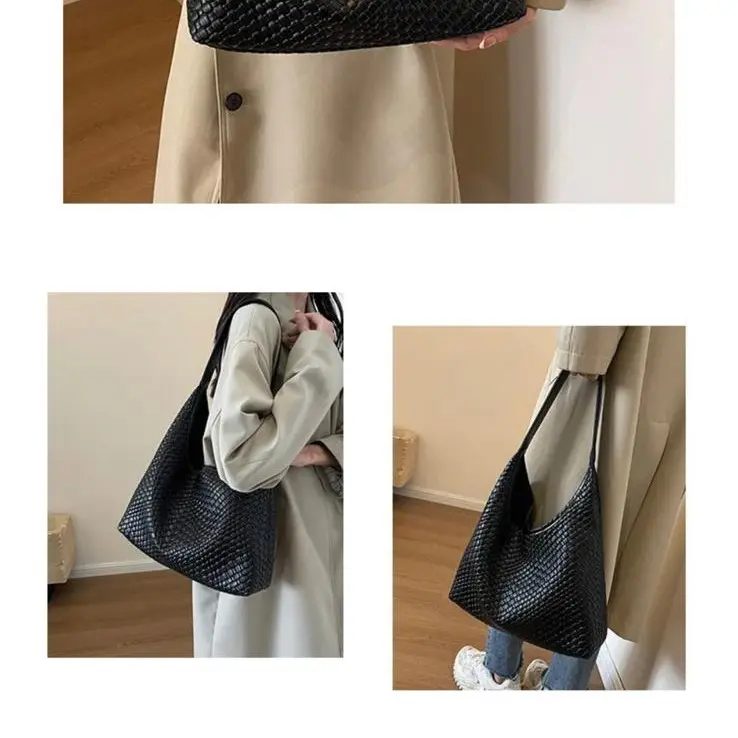 TOTE BAG WANITA TERBARU KULIAH KERJA HITAM GLOSSY PREMIUM QUALITY Totebag 5