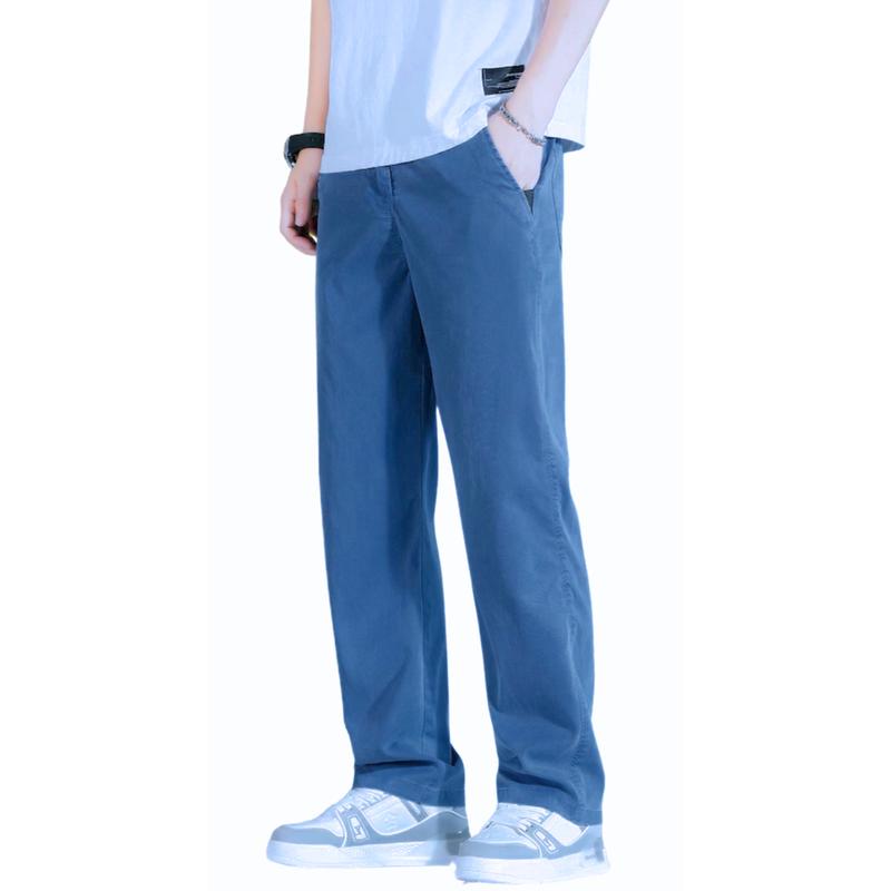 Quần Kaki co giãn Nam Nữ ống suông form Baggy Thời Trang Bigsize (Kaki co giãn) Thun Pants 4