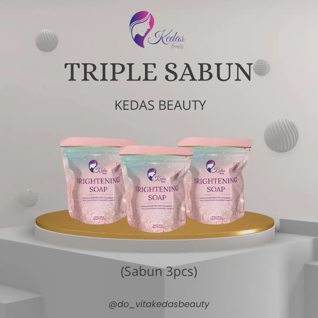 PAKET TRIPLE SABUN  (3 pcs kedas beauty )