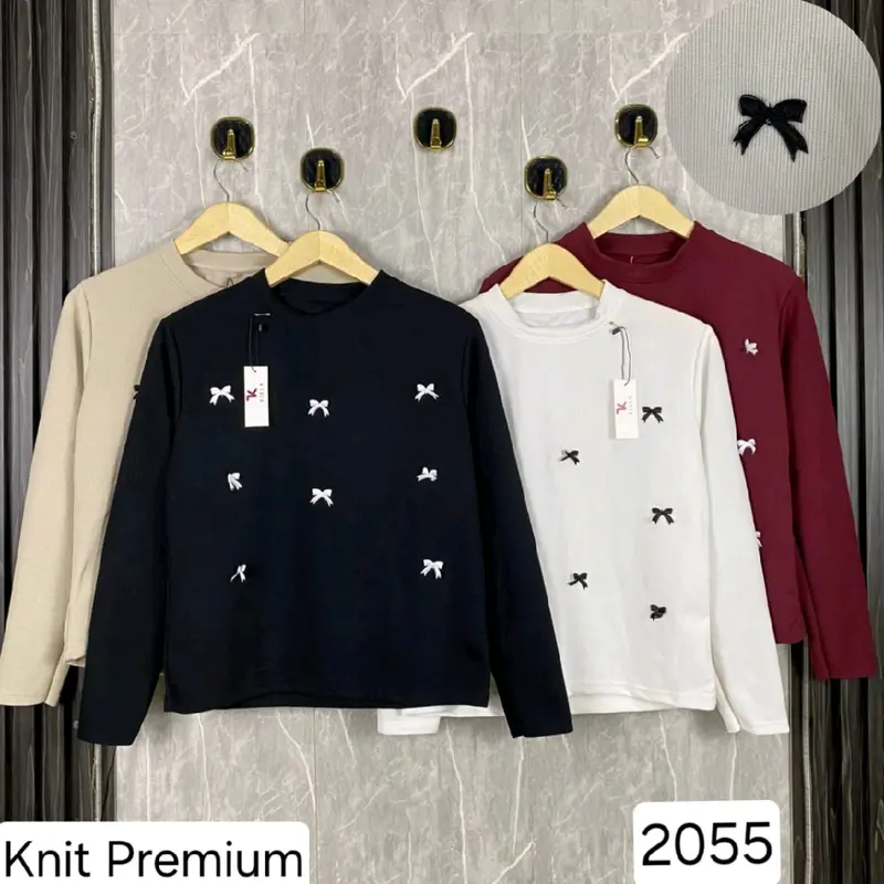 Atasan crop wanita knit Atasan wanita super cakep 2