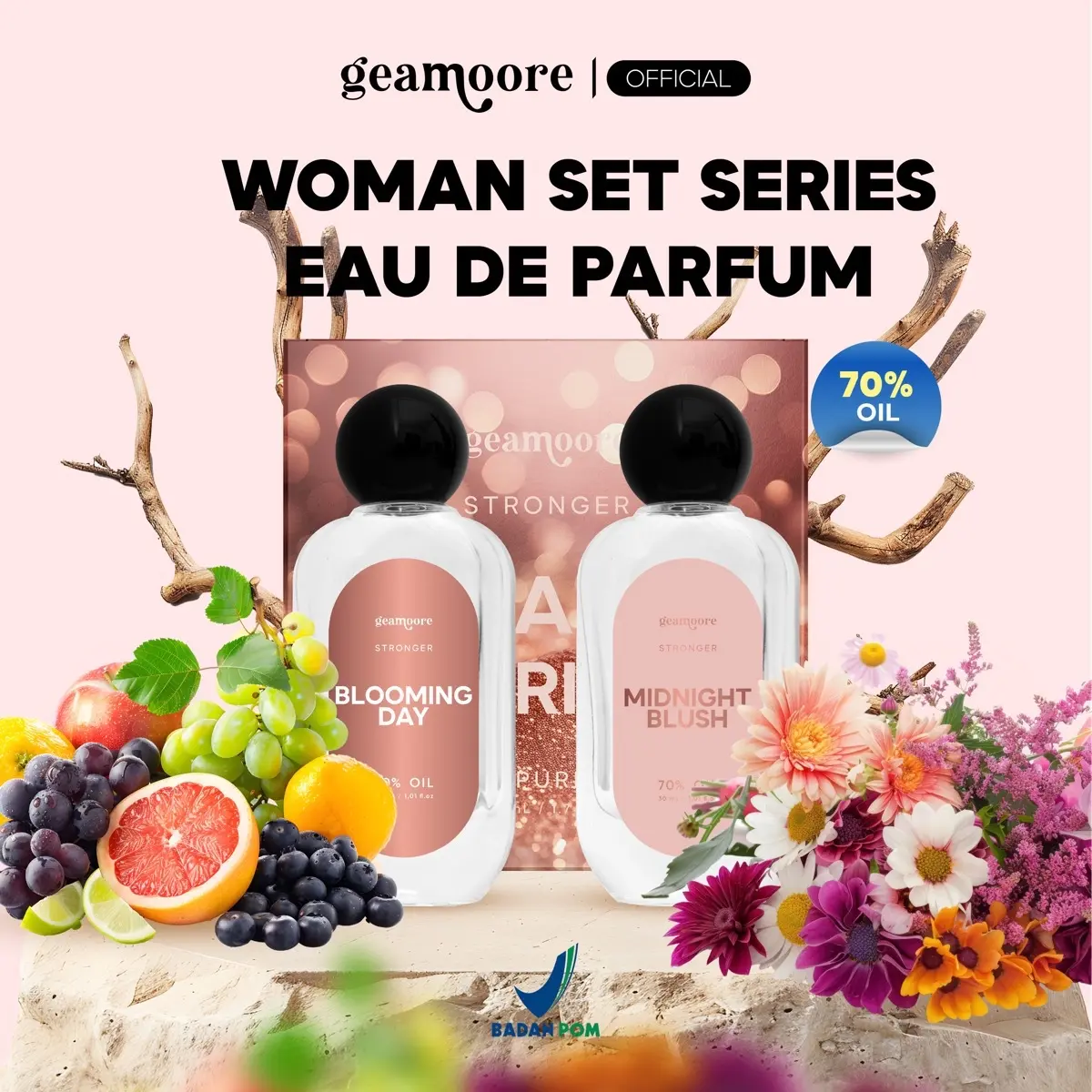 [ NEW BOTTLE CRIMPING ] WOMAN SET SERIES ( 70% OIL PREMIUM EROPA QUALITY)