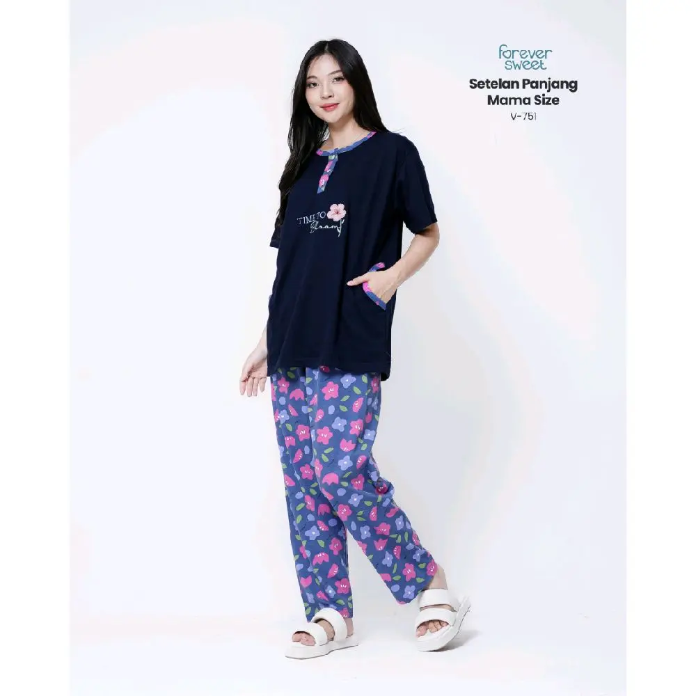 FOREVER SWEET BAJU TIDUR BABYDOLL CP MAMASIZE