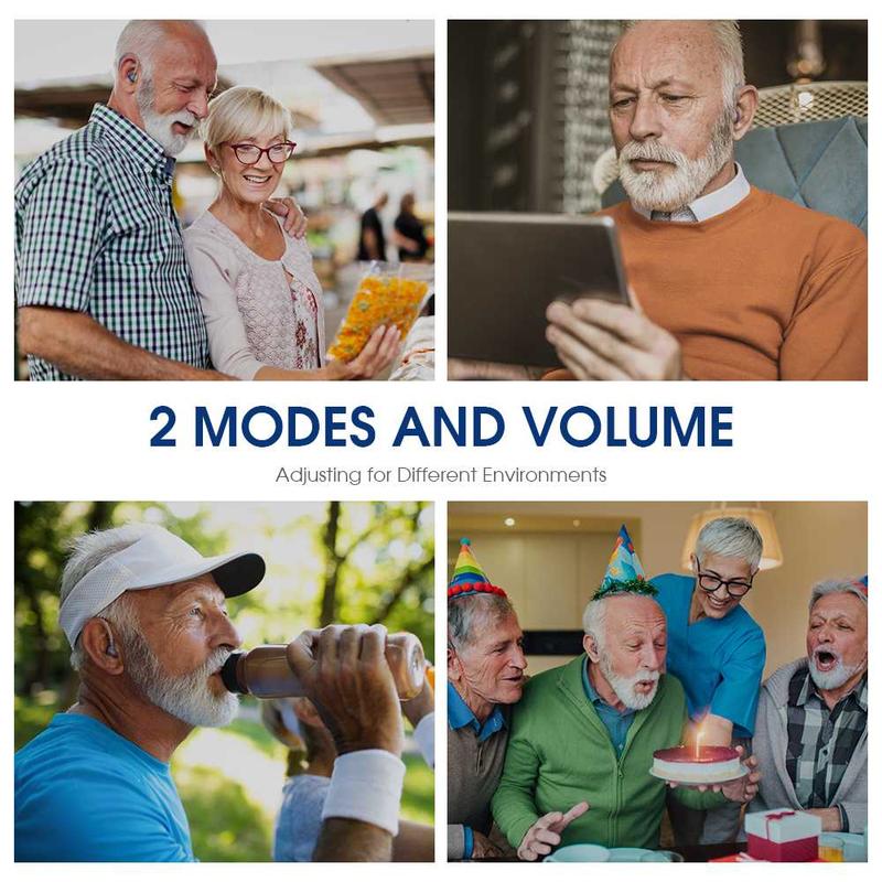 TaffOmicron Alat Bantu Dengar Hearing Aid Adjustable Rechargeable Alat Dengar Tuna Rungu Dewasa - JZ-1088F8 4