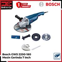 Gambar Bosch GWS 2200-180 Mesin Gerinda 7 Inch / Gerinda Tangan 7" / Angle Grinder dari Drill&Co Kota Administrasi Jakarta Barat 2 Tokopedia