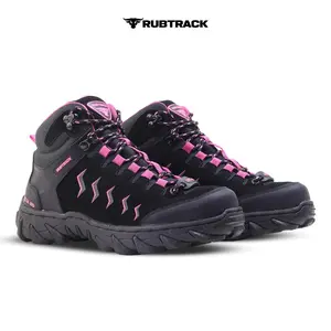 RUBTRACK Zeta 80 Black Sepatu Hiking Gunung Wanita Bahan Sidney