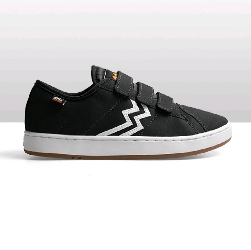 Geoff Max - Fury Black White | Shoes Cupsole | Sepatu | Sneakers | Sepatu Pria Wanita (size 38) Casual