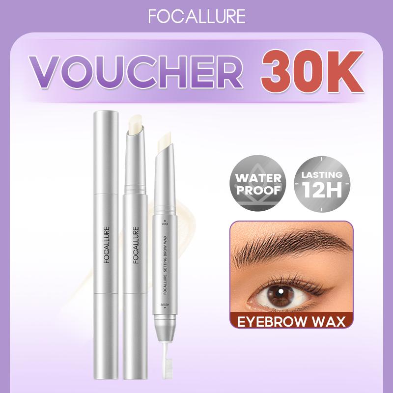 Bộ Bút Chì Kẻ Lông Mày FOCALLURE 2 Trong 1 Dạng Sáp Trọng Lượng Nhẹ Không Dính 1g