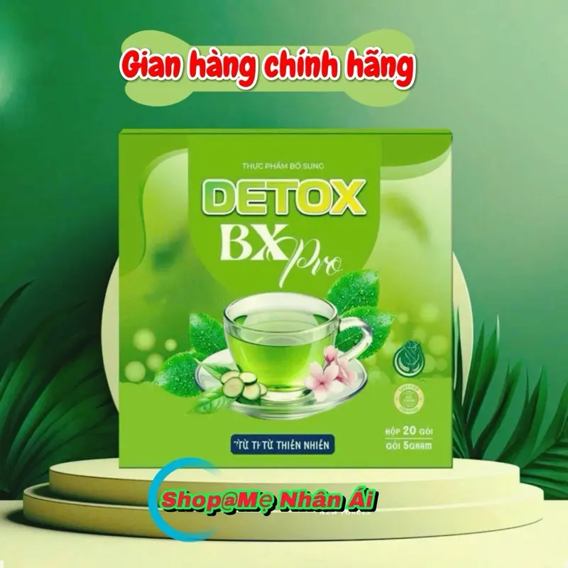 Trà cốt bí xanh hộp 10gói -20gói  (mẫu mới BXpro)Nước Trà Tea