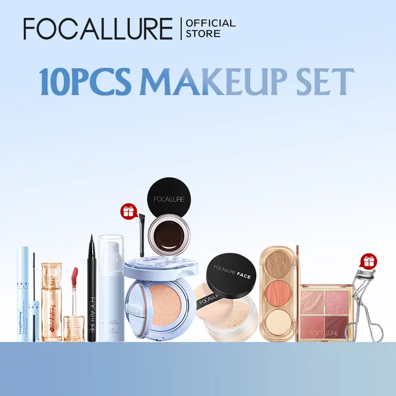 [Exclusive Set] FOCALLURE Super Brand Day 10PCS Exclusive Makeup Set