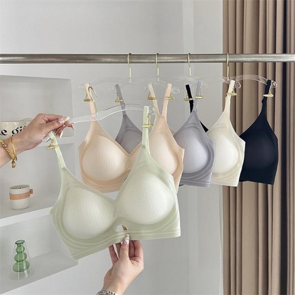 Labee Áo Lót Nữ Bra Su Có Đệm Mút Nâng Ngực Mỏng Mịn Hở Lưng Không Lộ Viền Không Gọng LA012