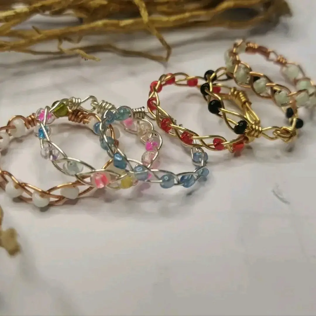 Cincin Kawat tembaga Lucu Imut gemesin kaya yang beli