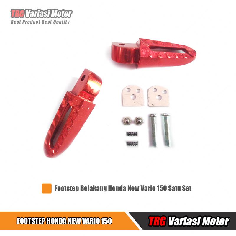 Footstep Vario 125 150 CNC Satu Set 4 Varian Warna Free Baut Motor 5