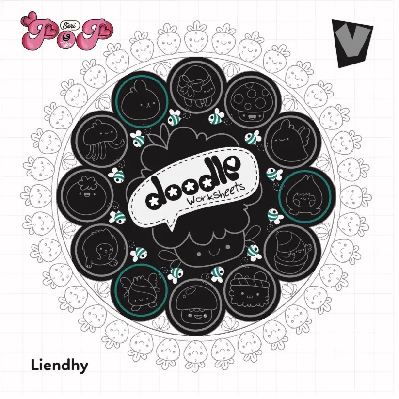 Doodle Worksheet - Buku Menggambar - Kubus Media Group
