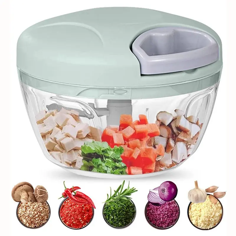 Multi-functional Food Garlic Grinder Meat Mincer Vegetable Pepper Crusher Choppers Manual Garlic Press