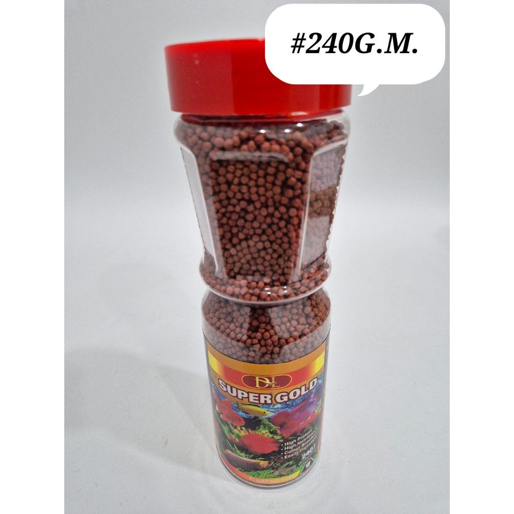 M DL Super Gold 240gram Floating Pellet Tropical Fish Food Feed Aquarium Makanan Akuarium Ikan
