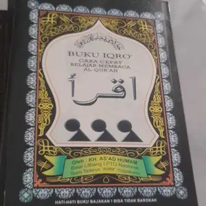 Buku IQRO Bendel Besar Jilid 1-6 digabung dalam 1 buku CD - Quran