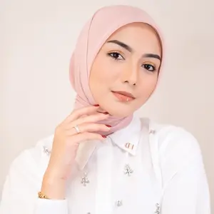Lozy Hijab - Kirana Paris Plain Japan Square (Hijab Segiempat Bahan Paris Japan Premium) Muslim Lembut Square Wanita Basic
