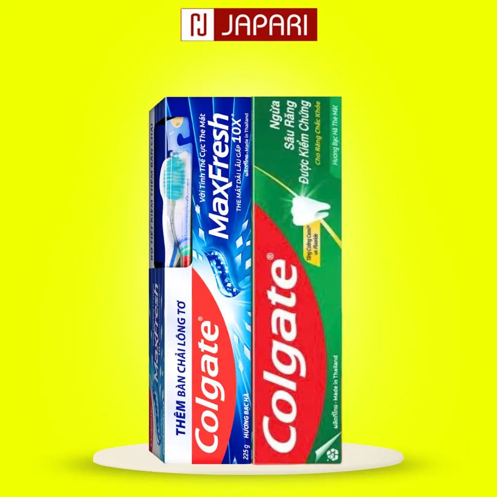 Kem Đánh Răng Colgate Maxfresh, Ngừa Sâu Răng, Kem Đánh Răng Sạch Sâu, Thơm Miệng - Japari
