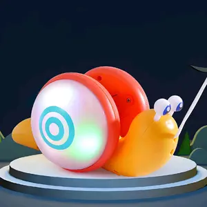 Mainan Anak Siput Goyang Musik Lampu Snail Crawling Dancing Mainan Hadiah Anak